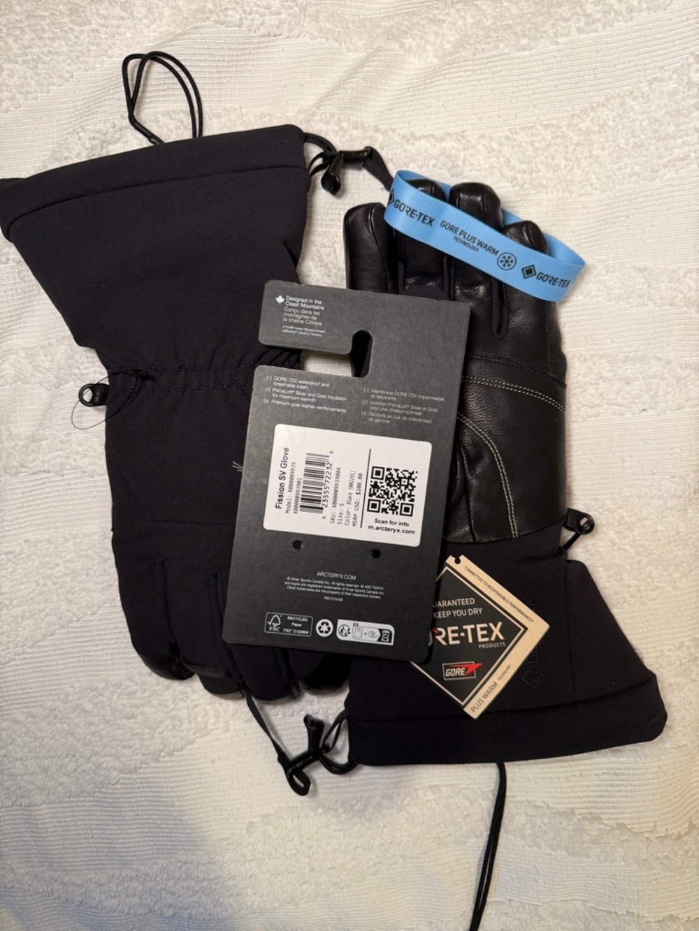 Arcteryx Fission SV GORE-TEX Black Gloves